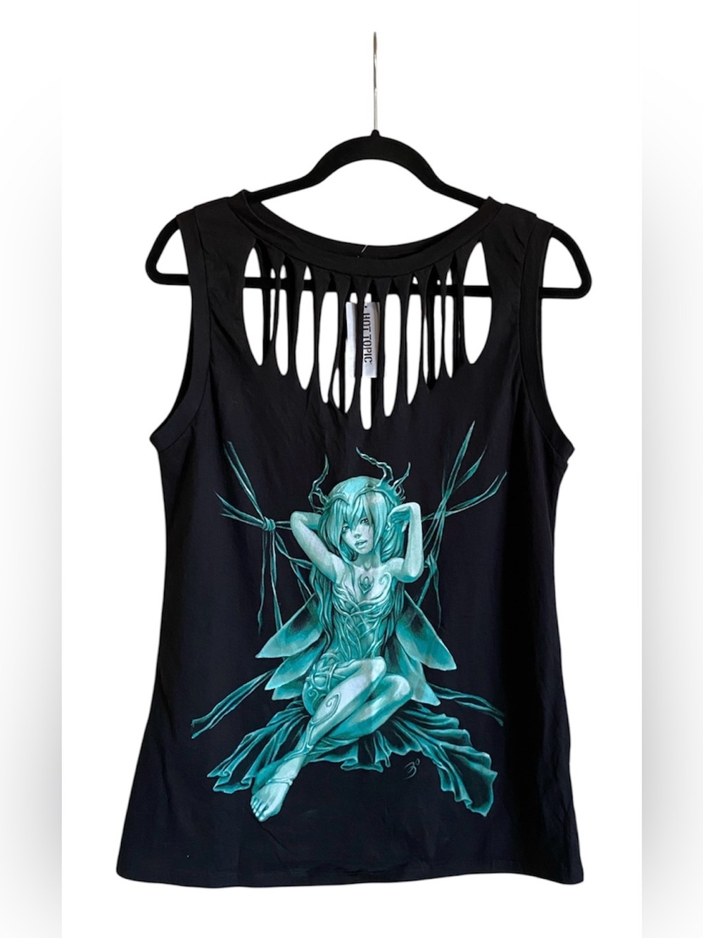 Women’s HOT TOPIC PIXIE Cut out Tank Top Y2K Brand New with Tags 1X